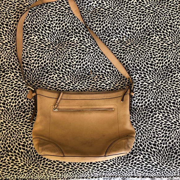 Coach Handbags - Coach Tan Camel Pebbled Leather Bag